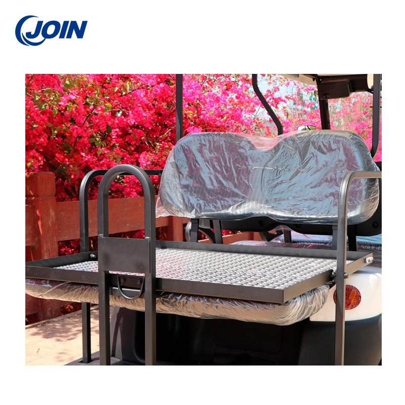 Waterproof Leather Golf Cart Seats Sightseeing Golf Cart Rear Flip Seat