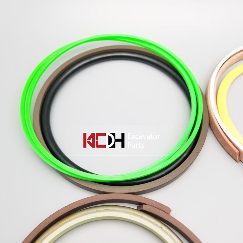 Rotary Large Medium Bucket Arm Cylinder Oil Seal Repair Kit Fluorine Rubber