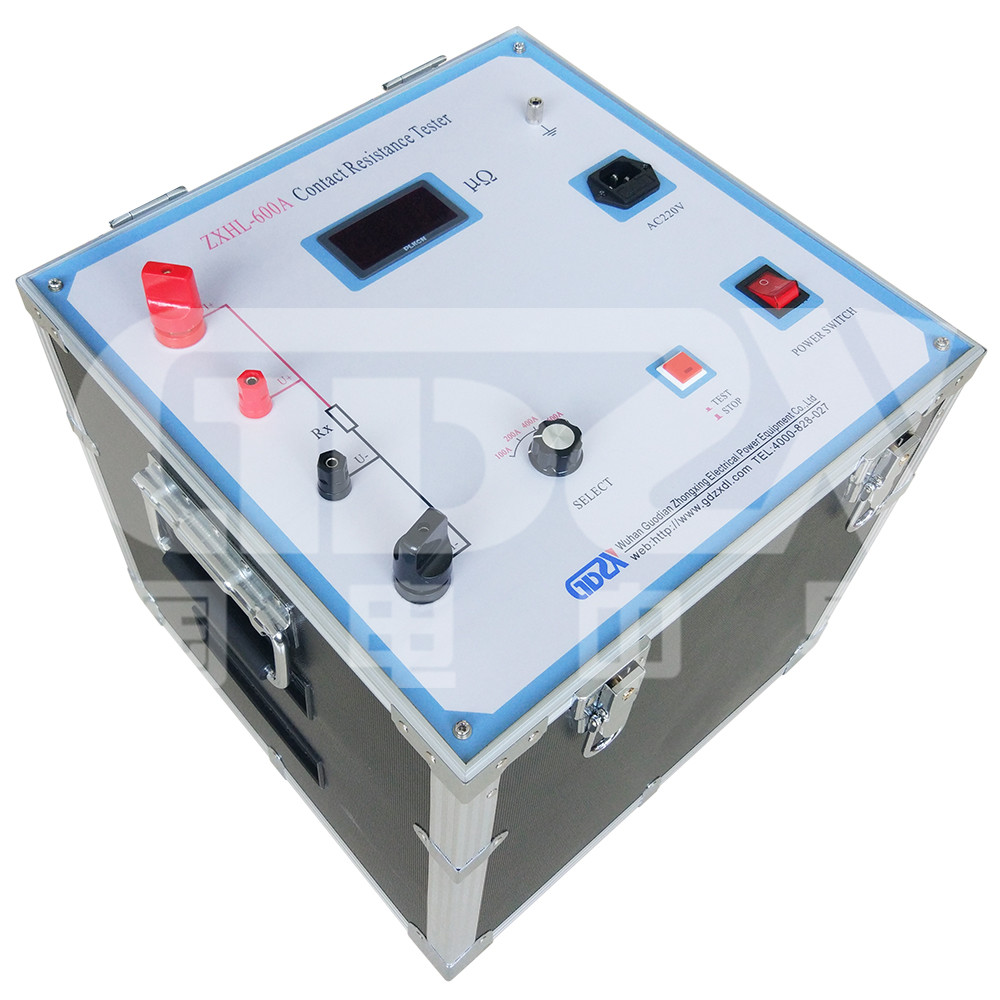 ZXHL-600A DC 600A Contact Resistance Tester For Measurement of Switchgear Circuits