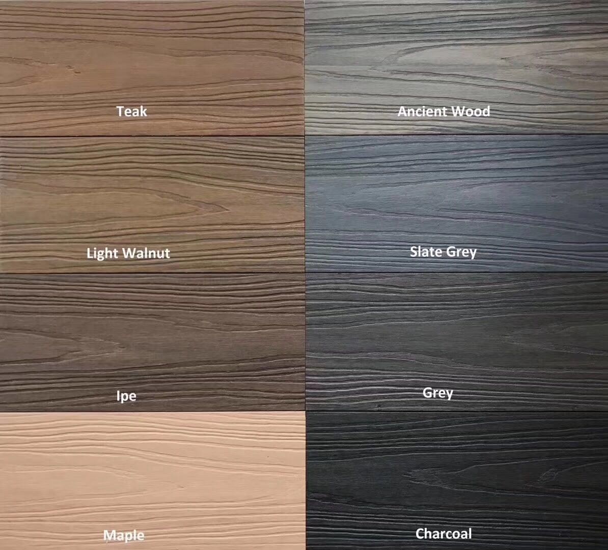 20 To 50mm Composite Recycled Decking Wood Plastic Composite Boards Wpc Flooring Outdoor