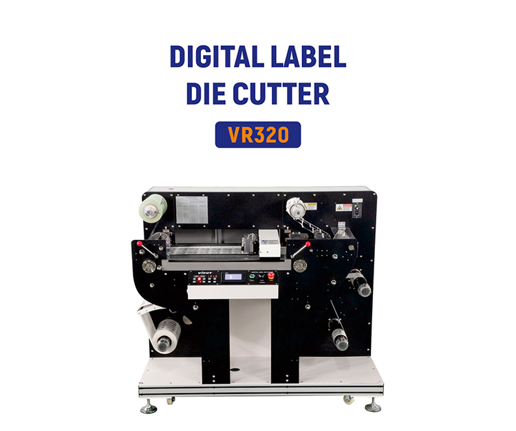 Semi Rotary Label Die Cutting Vicut VR320 Multi Function Automatic Machine with Slitter