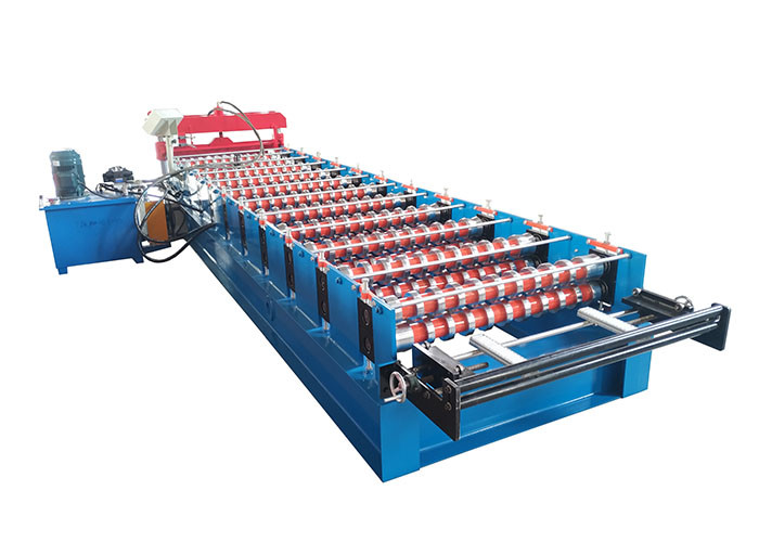 Aluminium Corrugated Sheet Roll Forming Machine High Speed