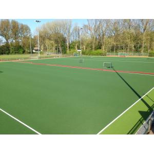 Wear Resistance Synthetic Hockey Turf / Soft Greenfields Artificial Grass