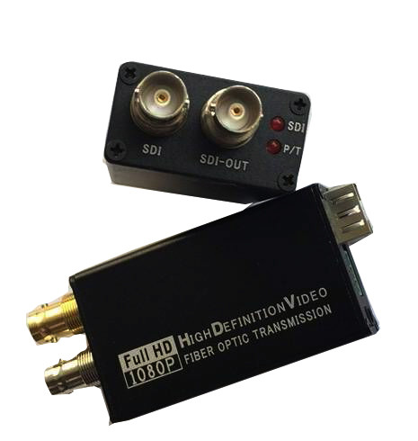 Mini Type 3G-SDI to Fiber Optic Converter , Full HD Sdi Video Fiber Converter 1080P