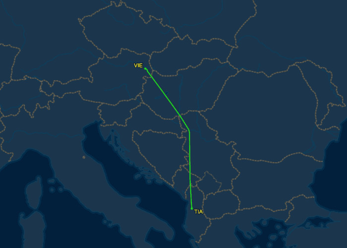 Consolidation Air Freight Forwarding Services Tirana International Airport Destination