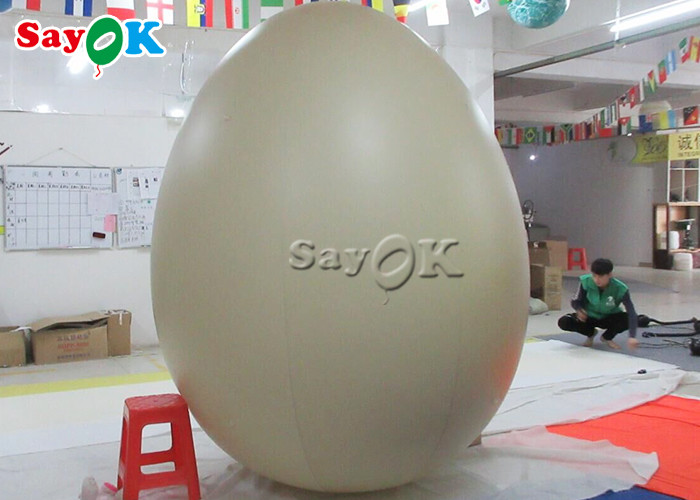 Easter Decoration Custom Inflatable Products Colourful Inflatable Bird Eggs Shape Balloon