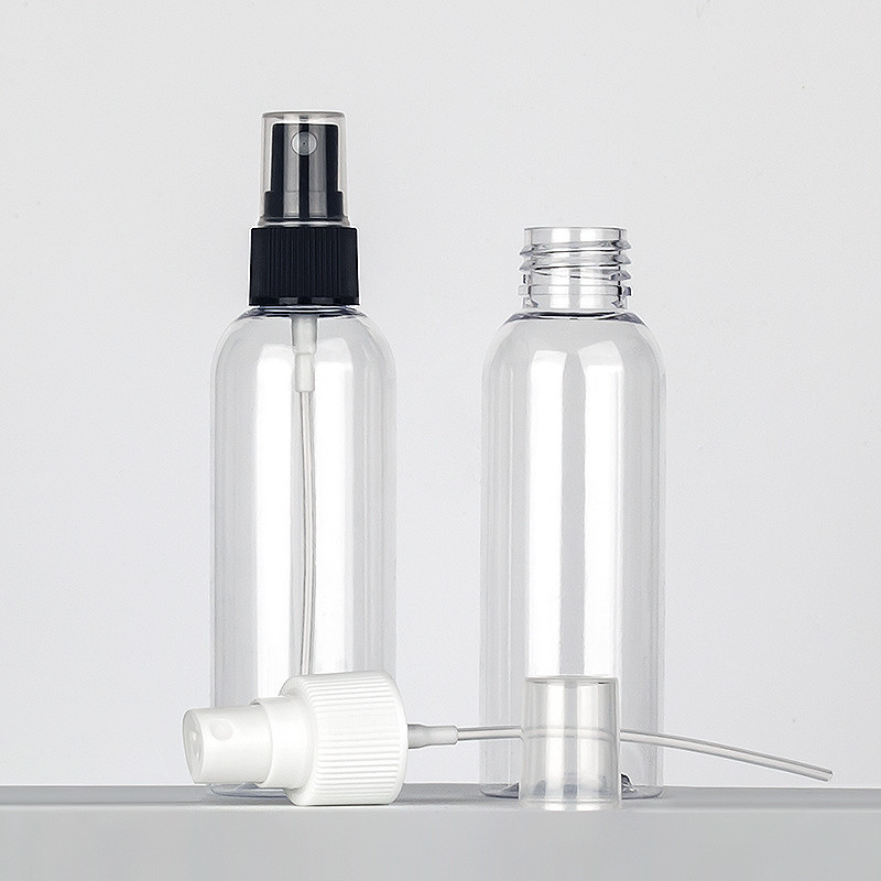 100 Ml Small Cosmetic Spray Bottles Refillable PET Material Transparent Empty