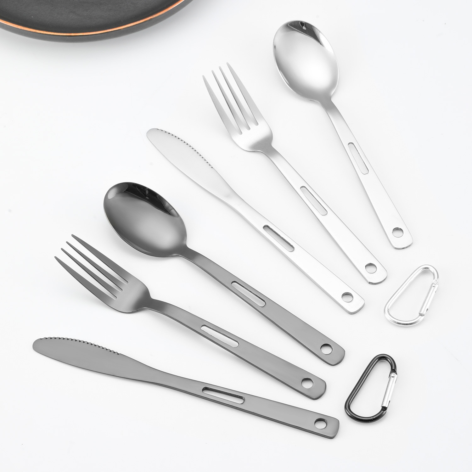 Lightweight And Durable Stainless Steel Cutlery Set For Outdoor Dining