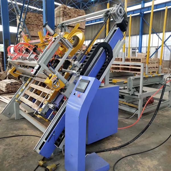 American Wood Pallet Nailing Production Line Machine