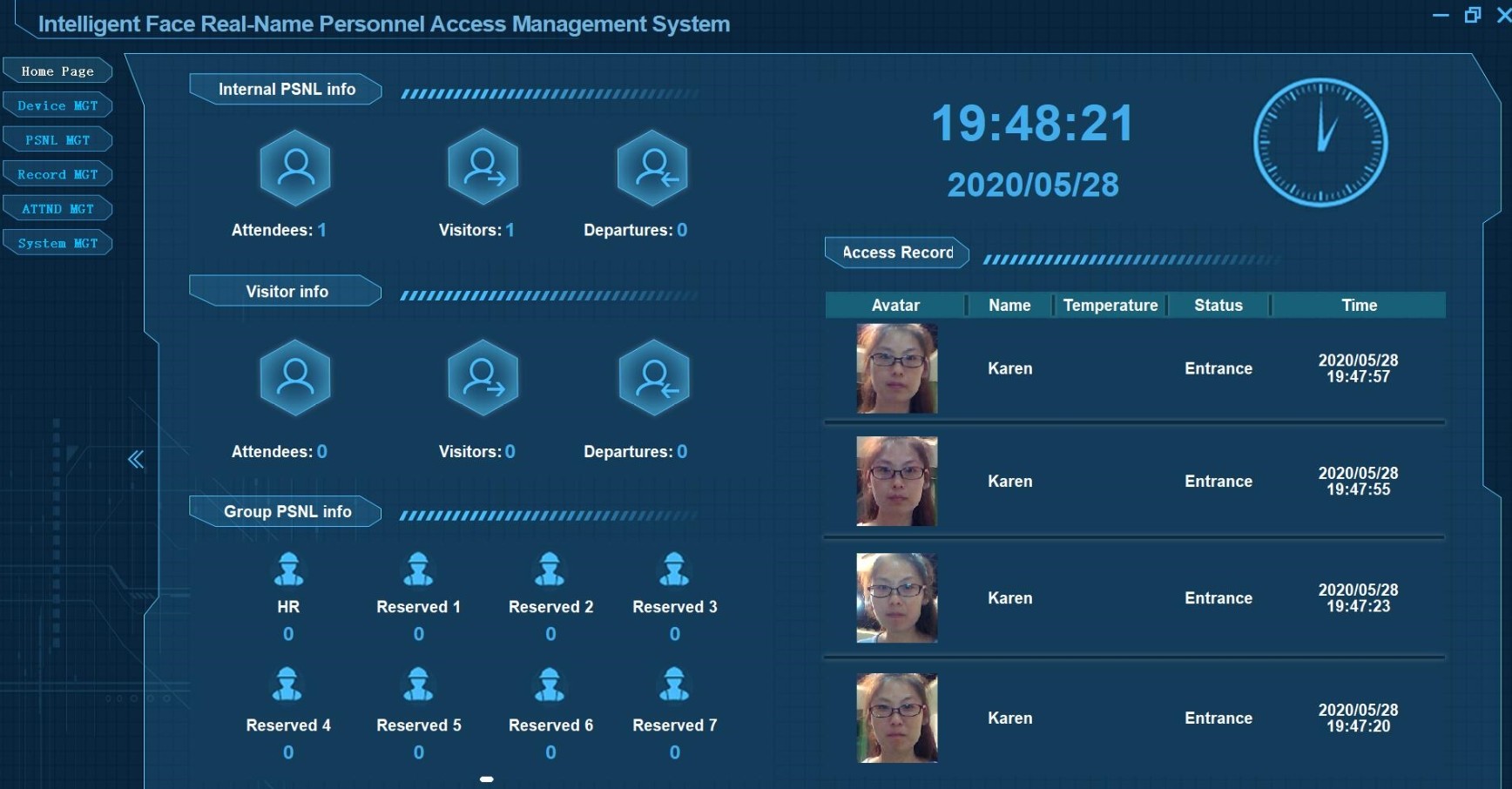 SQL AI Intelligent Attendance Tracking Software