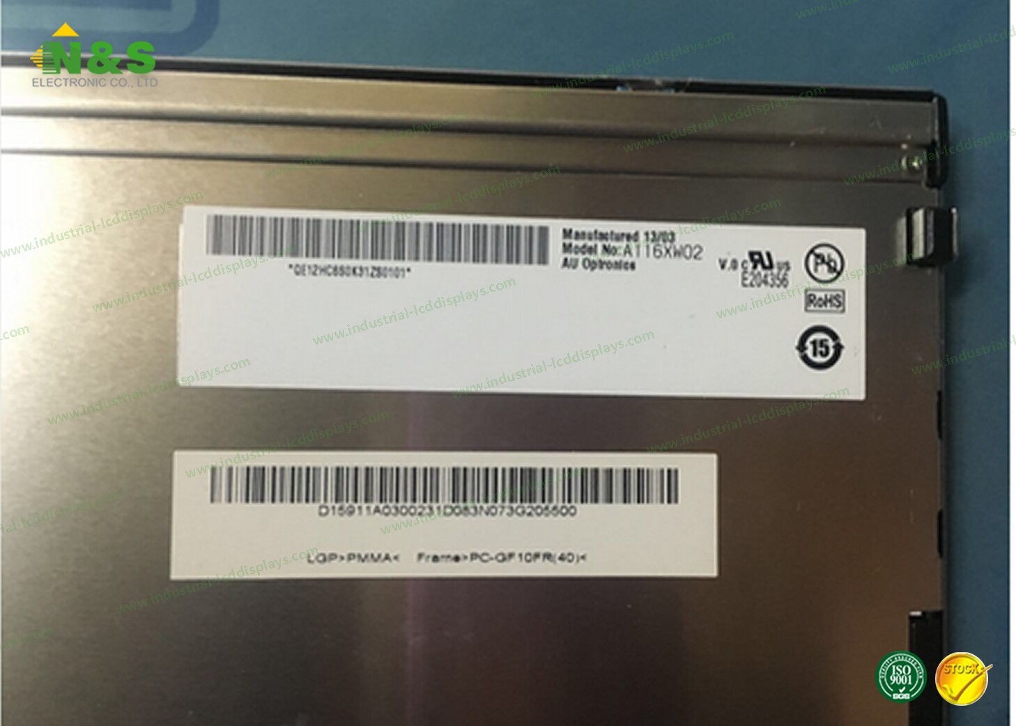 A116XW02 V0 AUO 11.6" LCD PANEL 1366X768 LCD MONITOR LED DISPLAY