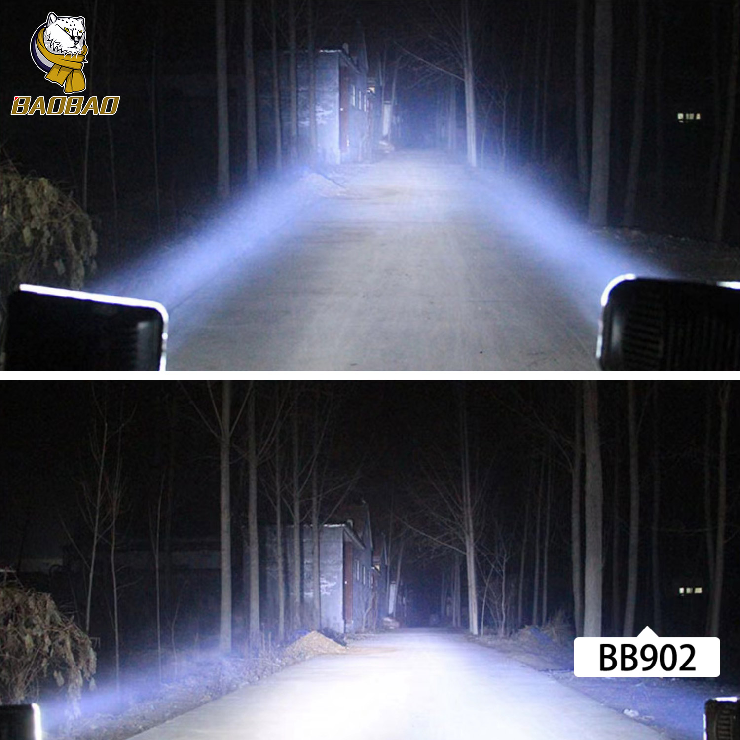 4 Inch 72W 48LED Square LED Work Lights Off Road Outdoor LED Lamp Parts