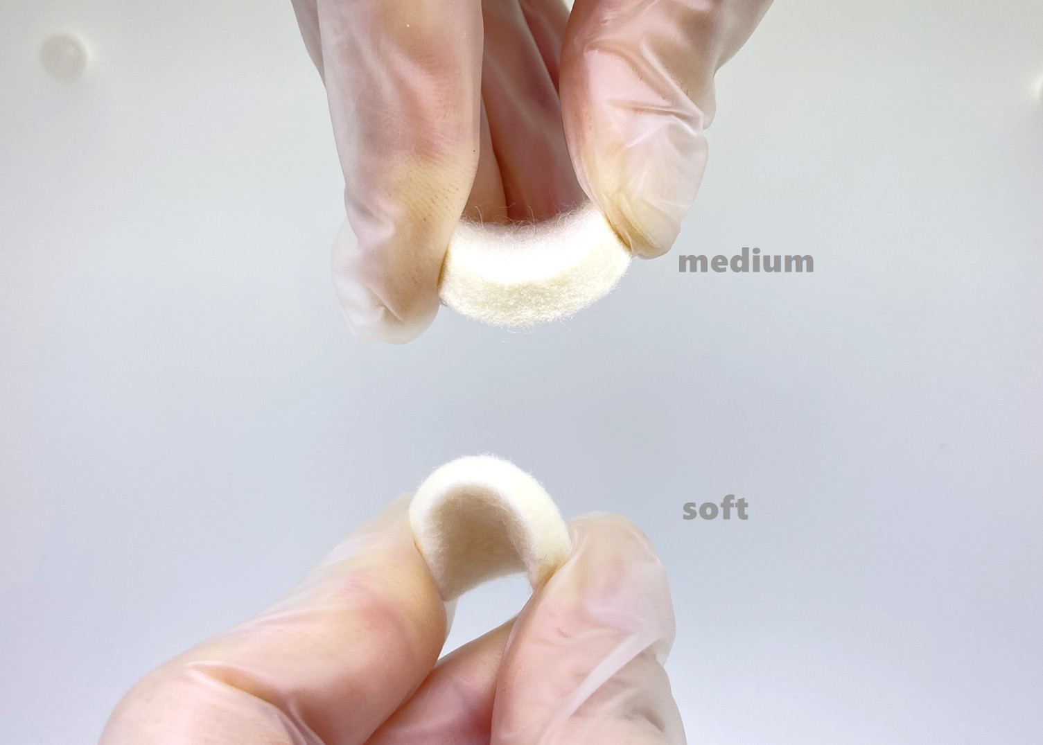 Mini Felt Dental Polishing Brush 25*4mm Wool Soft Grinding Wheel