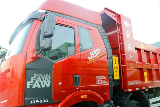 FAW J6P Lhd Heavy Duty Dump Truck 8*4 Low Tipper Rigid Capacity / 40 Ton Dumper