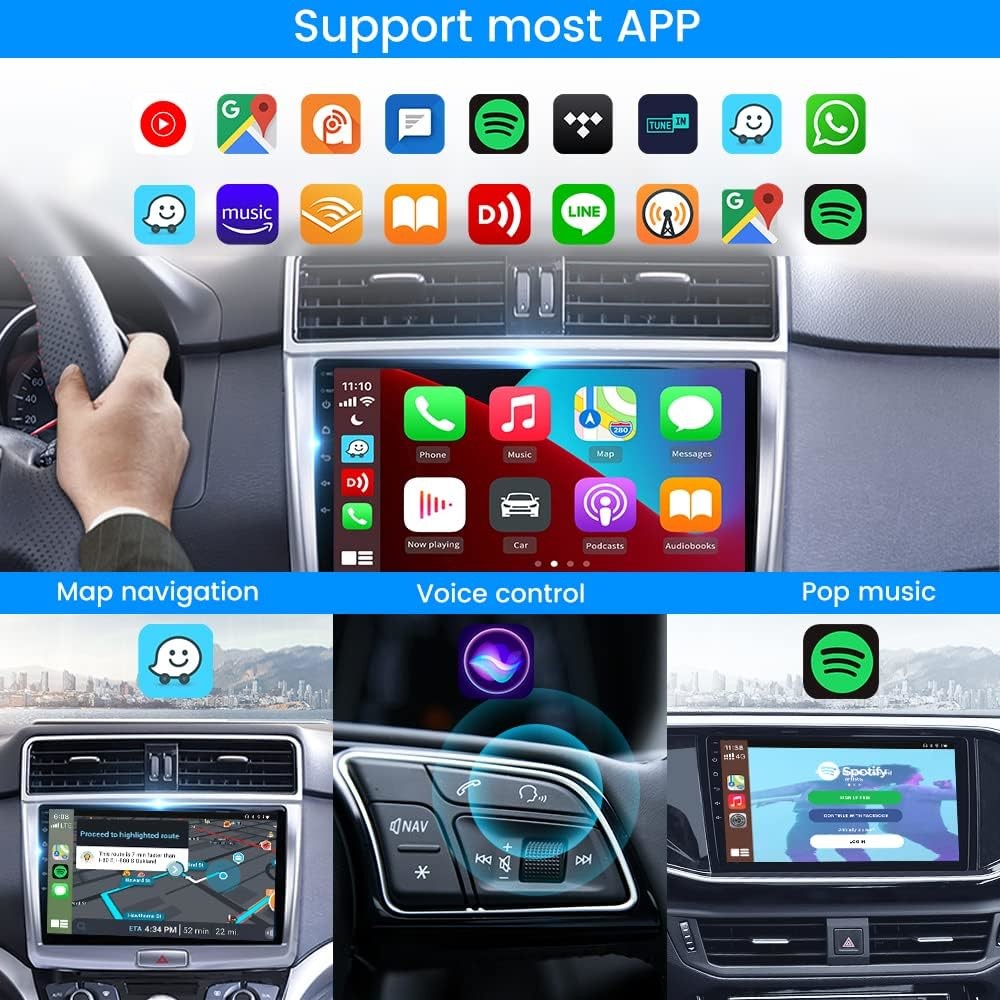 High Speed Android 4.4+ to Wireless Carplay Android Auto USB Dongle Streaming Box CPC200-CCPA