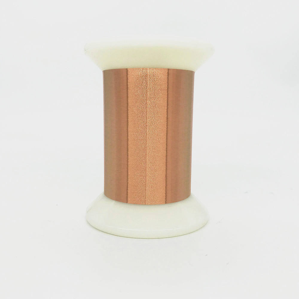 0.063mm Ultra Fine Magnet Wire Red / White Enameled Copper Wire For Speaker Coils