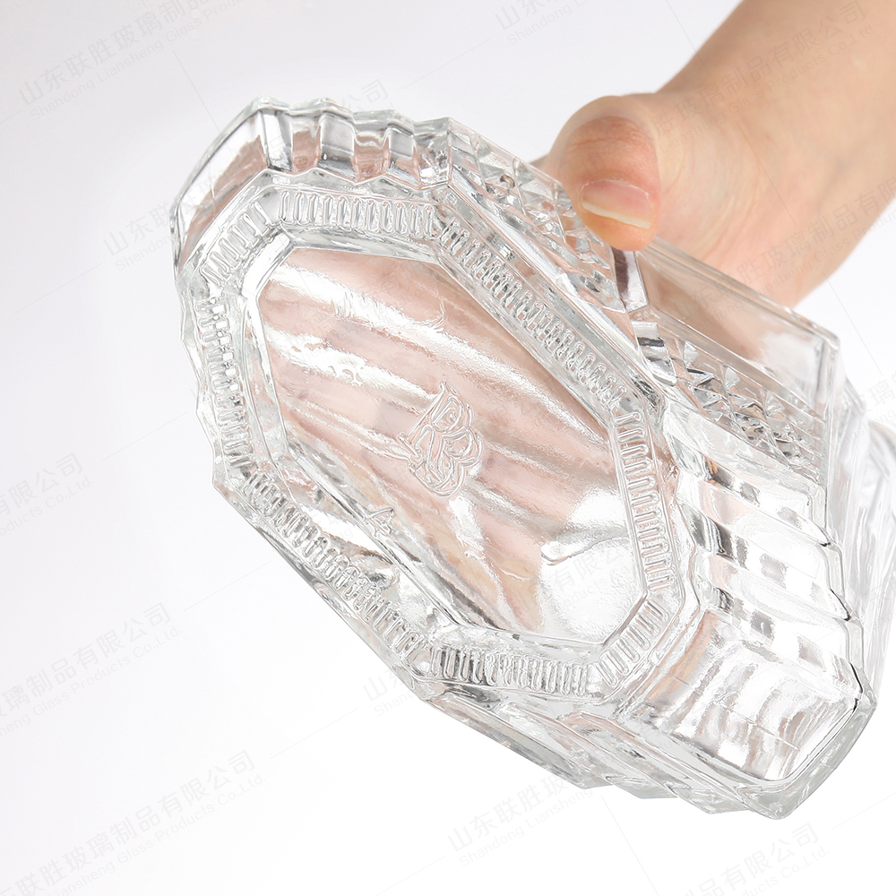 Glass Shot Bottle Custom Luxury 500ml 750ml 1000ml for Bar Acid Etch Surface Handling