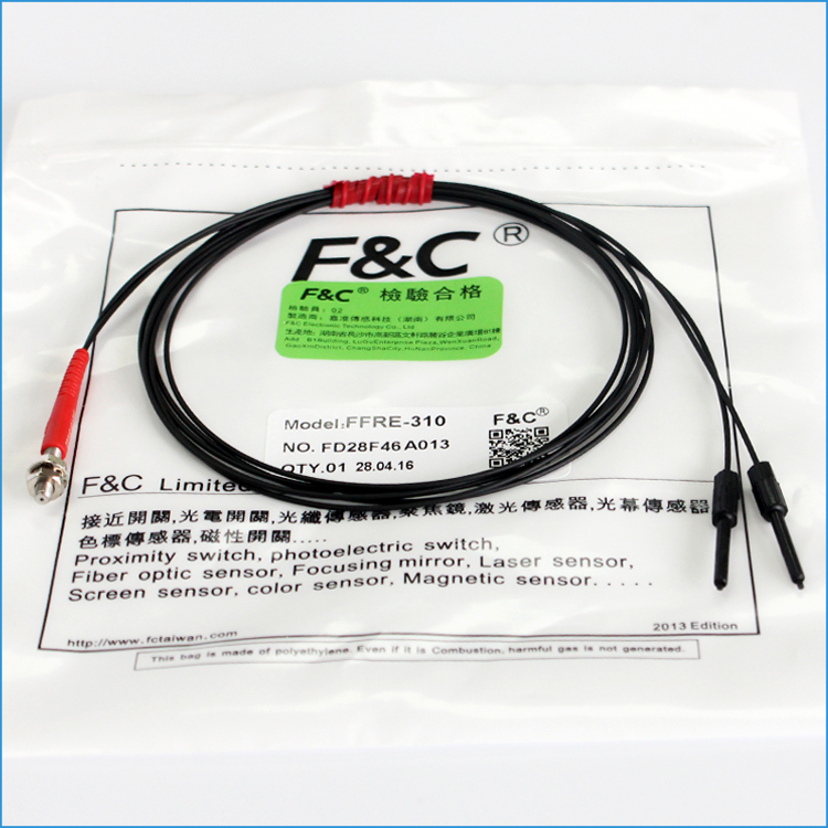 Cuttable M3 R10  Fiber Optic Sensor Diffuse Reflective Optic Fibers