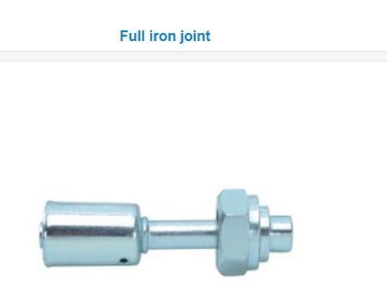 #6 #8 #10 #12 Al joint with iron cap Female O-Ring fittings O-Ring Female Thread /Hose connection A/C Hose Pipe fitting