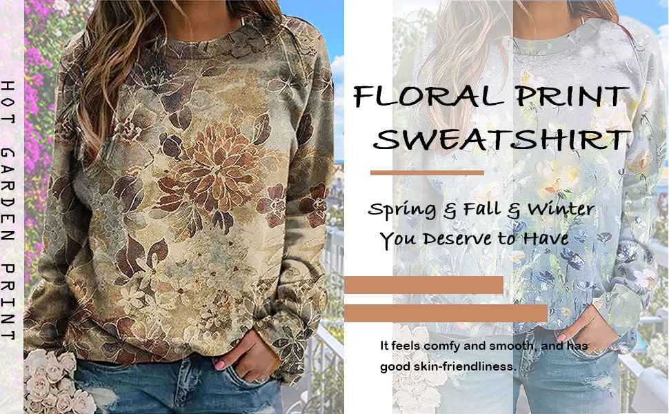 Floral Sweatshirt