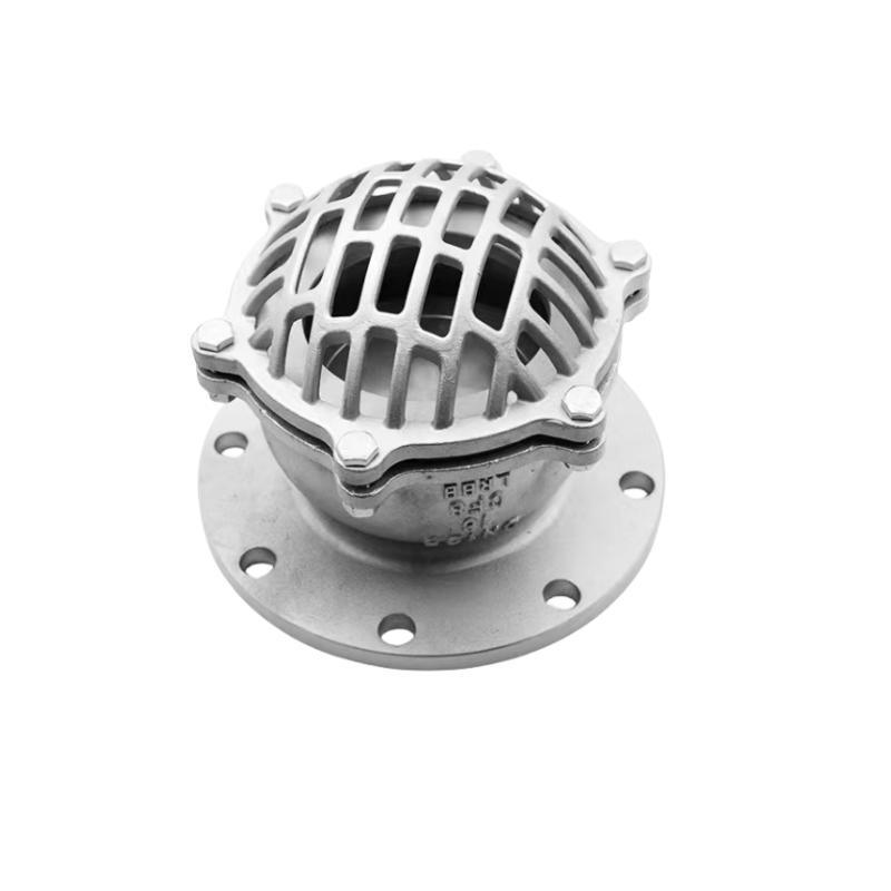 Flanged Stainless Steel Foot Valve Bottom Valve