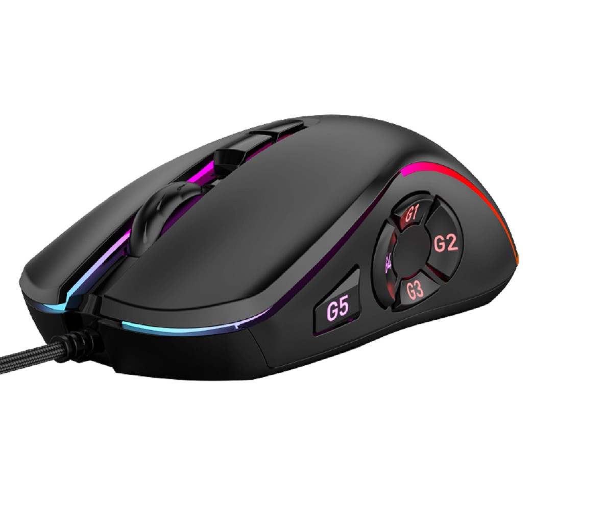 12800 DPI 10 Programmable Keys Keyboards Mouse 12 Lighting Modes Compatible With Multiple Systems For Gamers Professionals Etc
