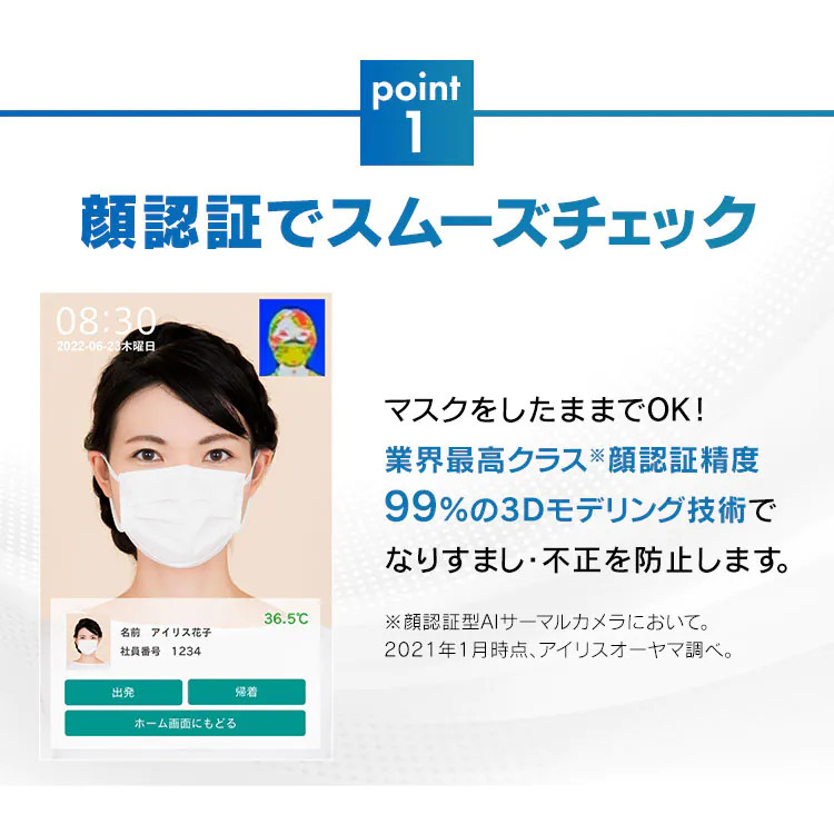 TR008A Face Recognition With Alcohol Checker Bracket Set