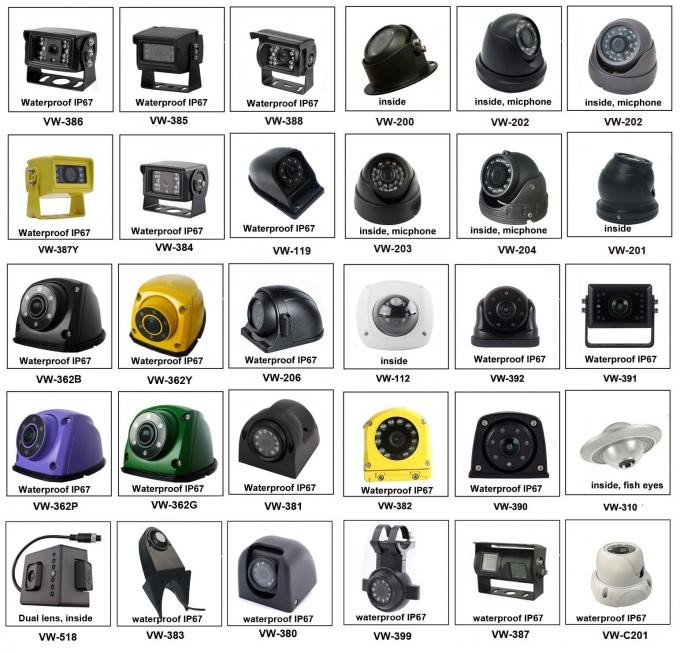 4/8CH 1080P H.265 SD Card Mobile DVR High Definition Video Recorder Records In Real Time
