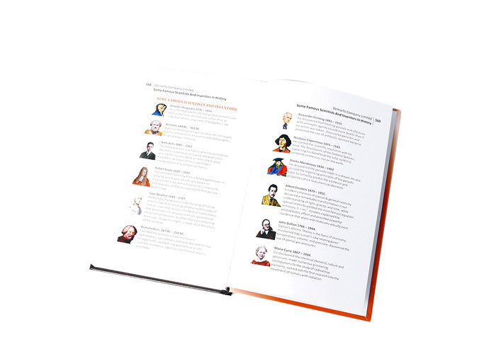 OEM A4 Printing Hardcover Books Printing , Glossy Lamination Book Printing Services