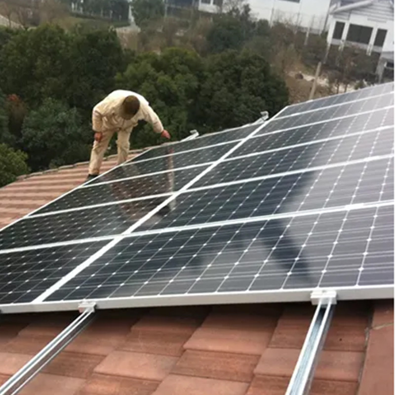 Mono Half Cut Cells 108 Pcs Solar PV Module With Anodized Aluminum Alloy