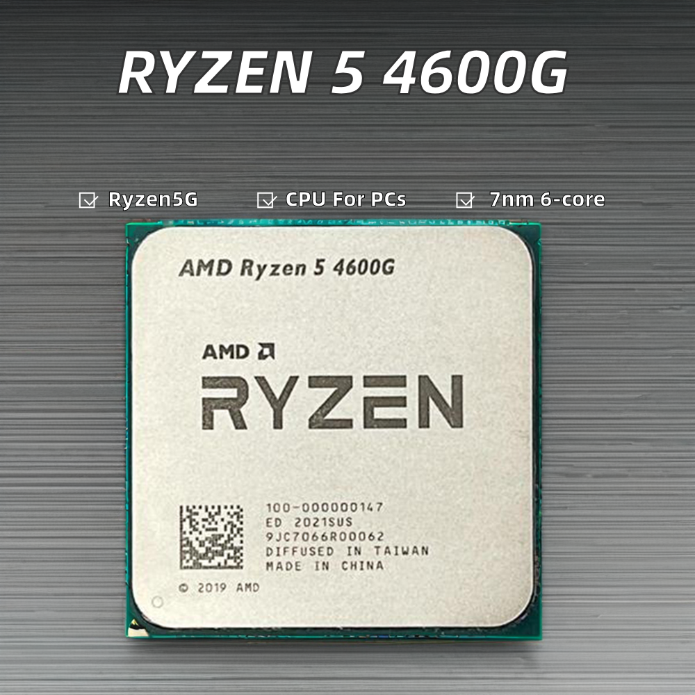 Brand New R5 4600G 7nm 6-Core 12-Thread 3.7GHz 65W Desktop Processor Intel AM4 Interface Boxed CPU for Laptop