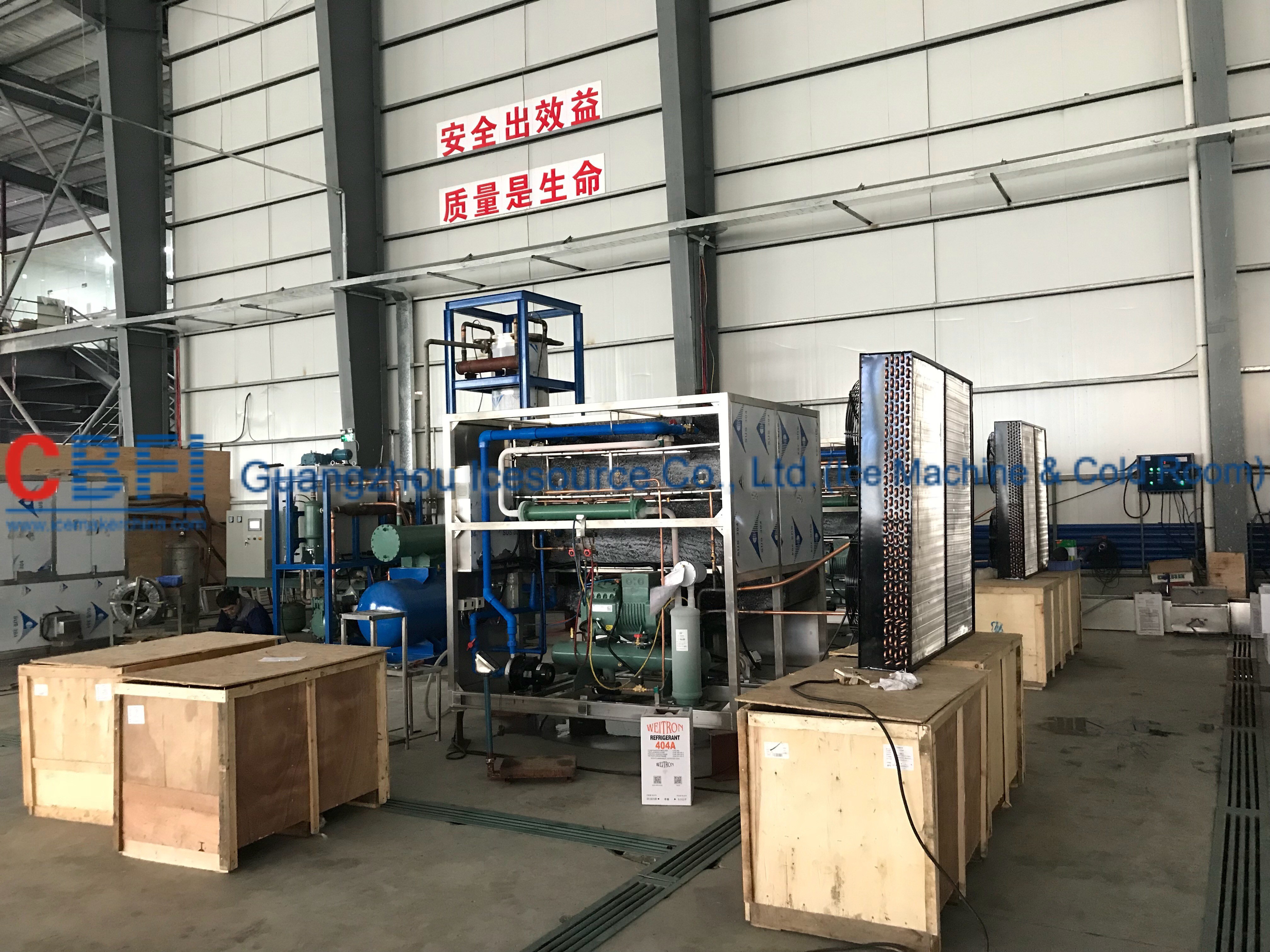 Water Cooling India Ice Cube Machine / Large Ice Cube Maker
