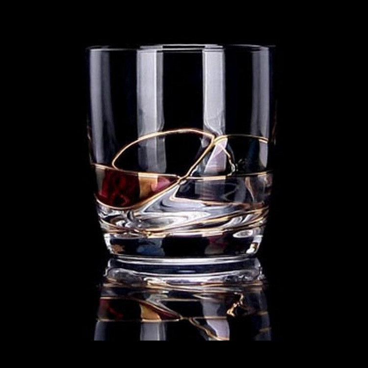 Reusable Wide Rim Plastic Whisky Tumbler Cups 390ml Food Safe