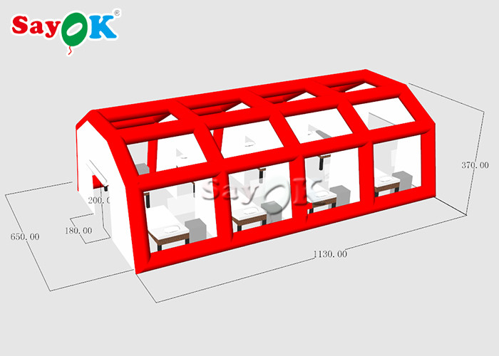 Inflatable Pole Tent Customized Size Inflatable Field Hospital Oxygen Tent To Set Patients Fast Built
