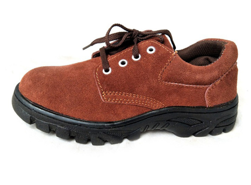 SGS Anti Piercing Steel Toe Cap Leather Low Top Wear Resistant Safety Shoes Trainers