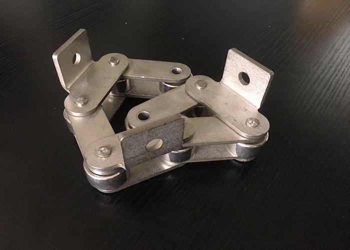 Customized Size Conveyor Belt Accessories 1/2 " Pitch Roller Width 5/16 " With Baffle