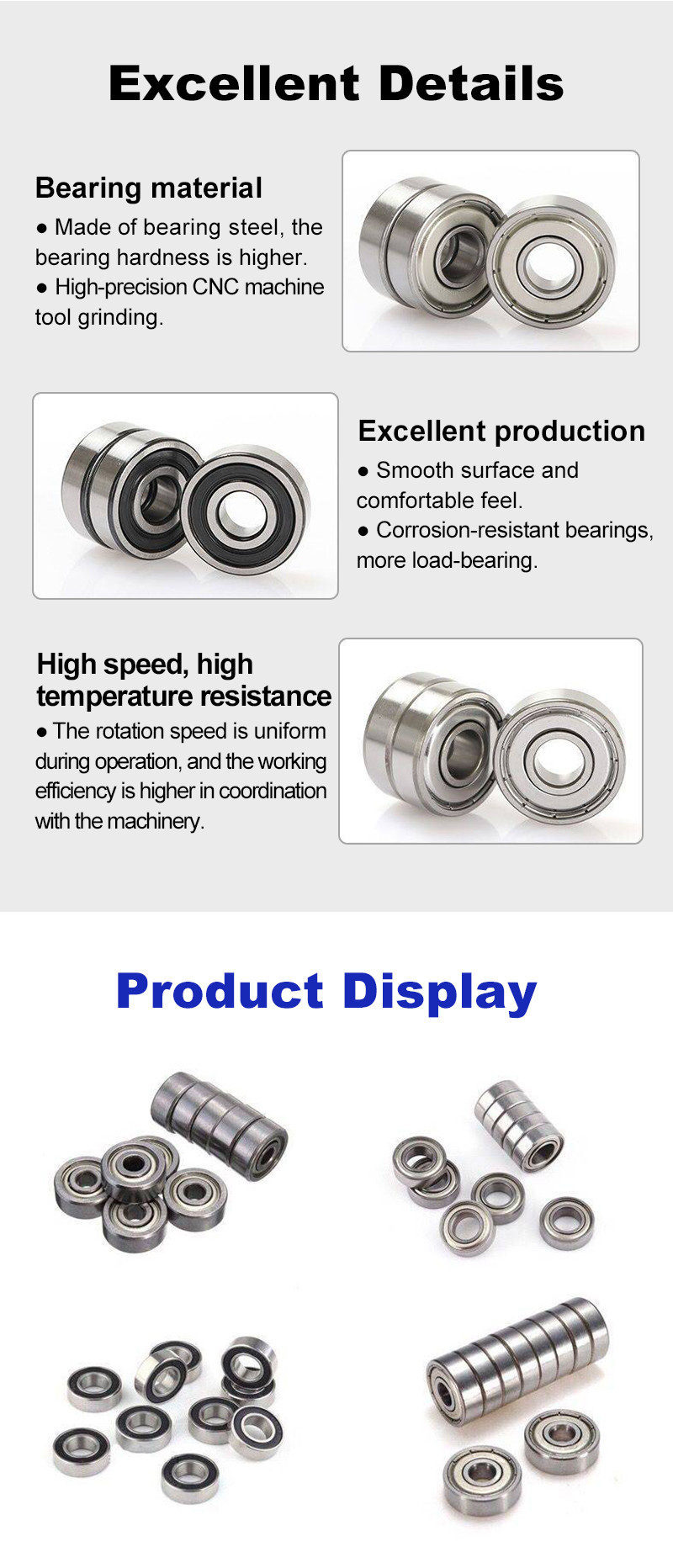 Steel Offset Printing Machine Bearing F-207665 0.1 KG/PCS High Durability