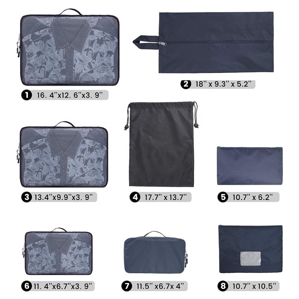Expandable Travel Packing Cubes Toiletry Chic Smart Folding Luggage Accessories