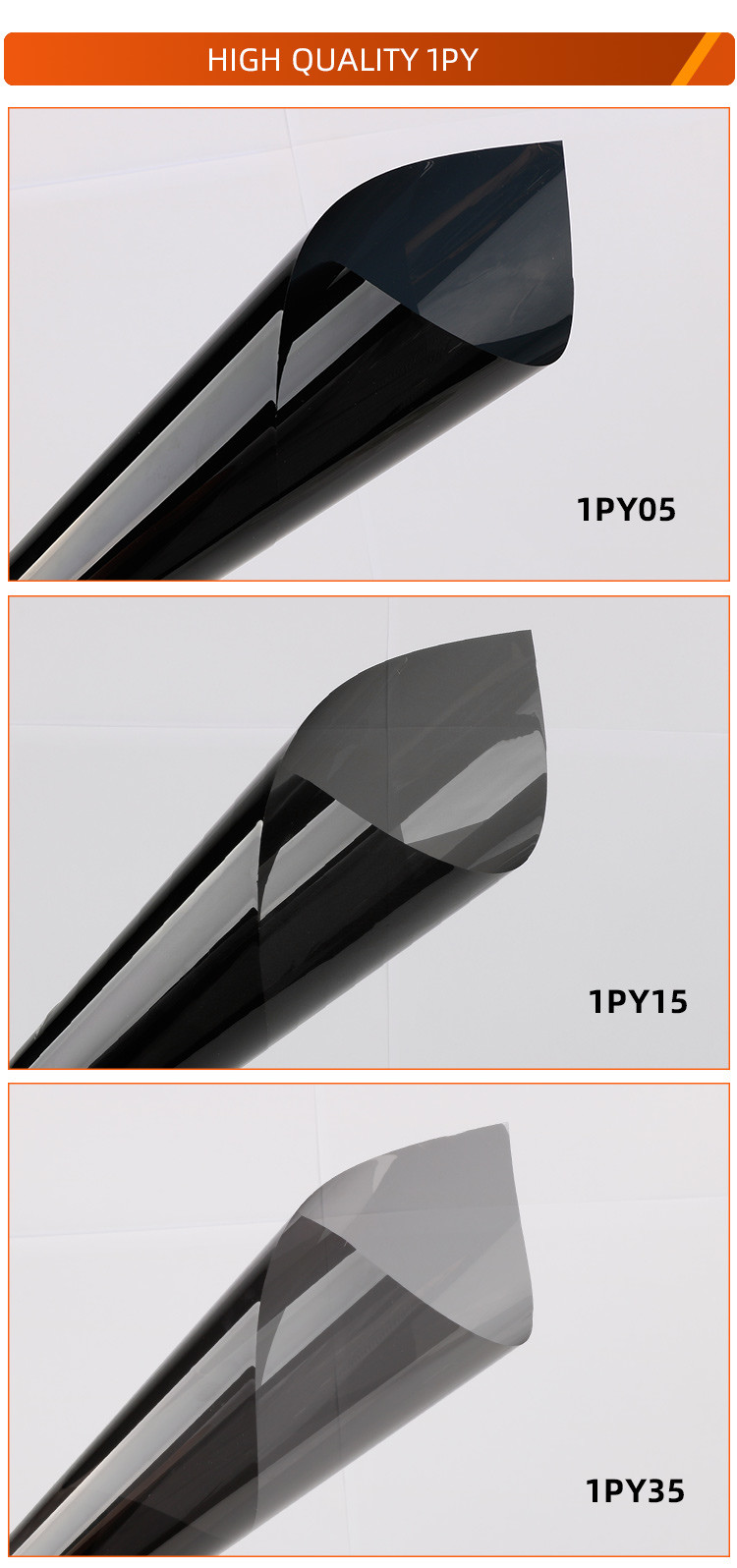 Car Solar Films Nano Ceramic UV Curing Window Glass Tint Film Roll 1ply
