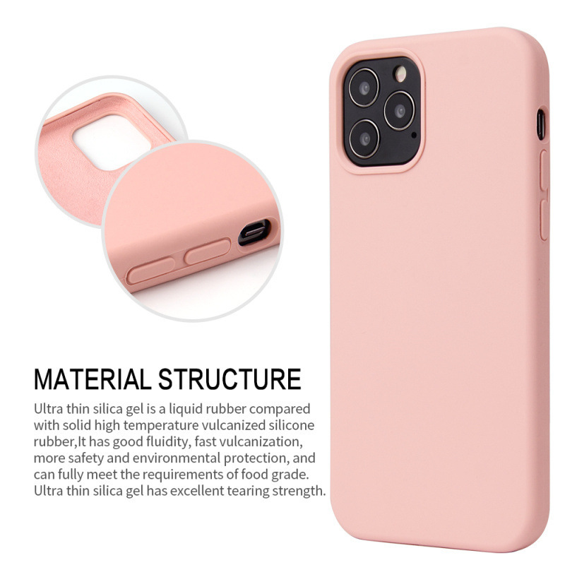 Wireless Charge Support Original Official Custom Phone Cover for iPhone 12 Pro Max