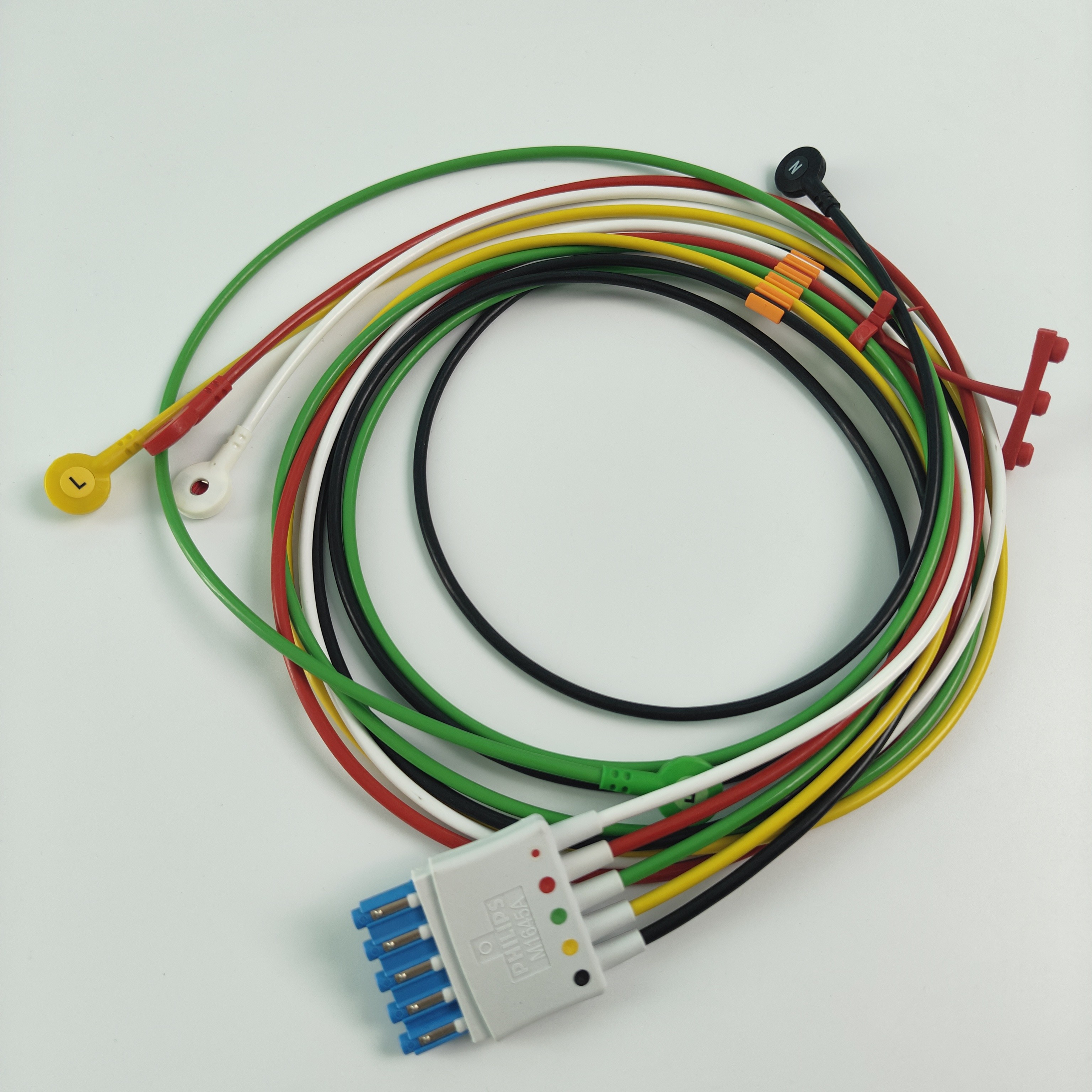 PHILIP Patient Monitor Original CBL 5 Leadset Snap IEC ICU REF M1645A 989803145001