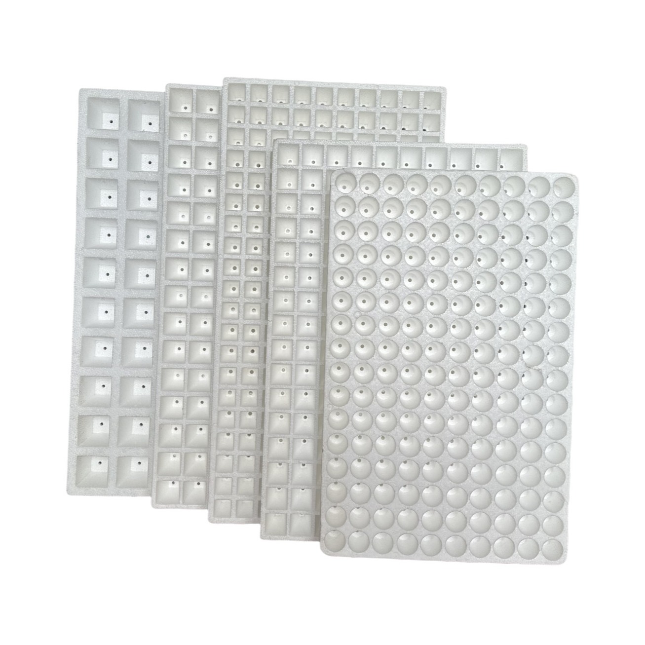 Foam seedling tray is customized for the seedling of vegetables (such as tomatoes, peppers), flowers, herbs and other crops.