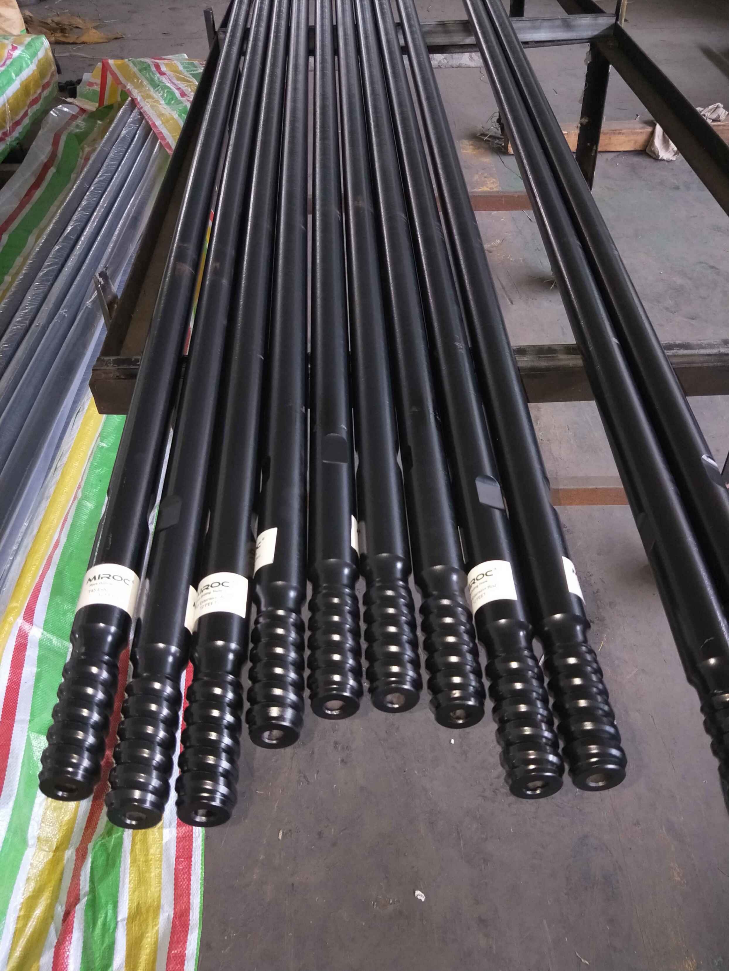 High Strength Alloy Steel T45 Thread Drill Extension Rod With Wrench Flats