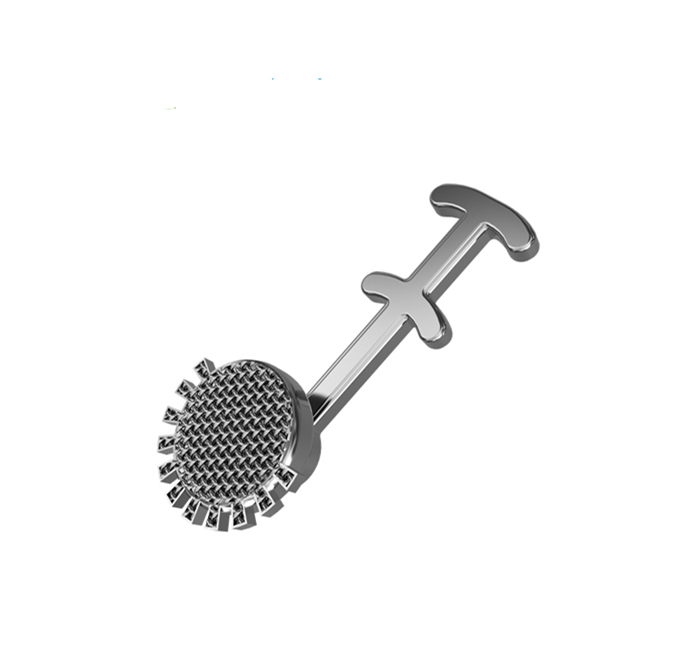 2024 MFDS Safety Standard Design Stainless Steel Dental Orthodontic Lingual Button with Hooks