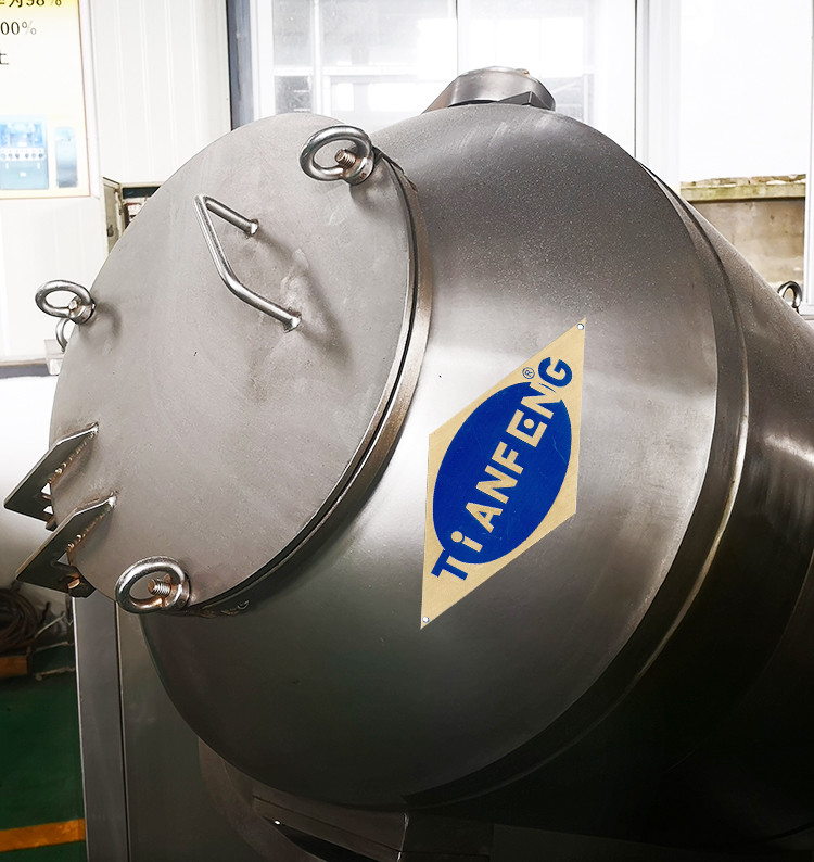 Rotating Drum 3D Sugar Salt Medicine Powder Blending Machine