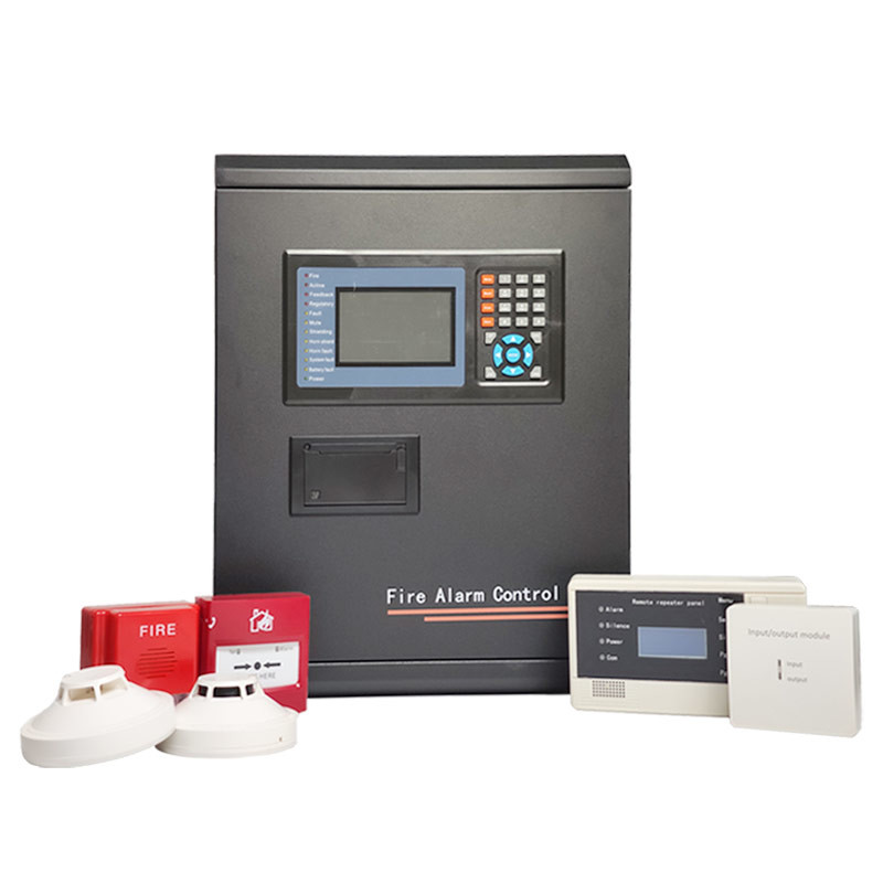 Wall Mounted Addressable Fire Alarm System With Touch Panel Display / LCD Screen