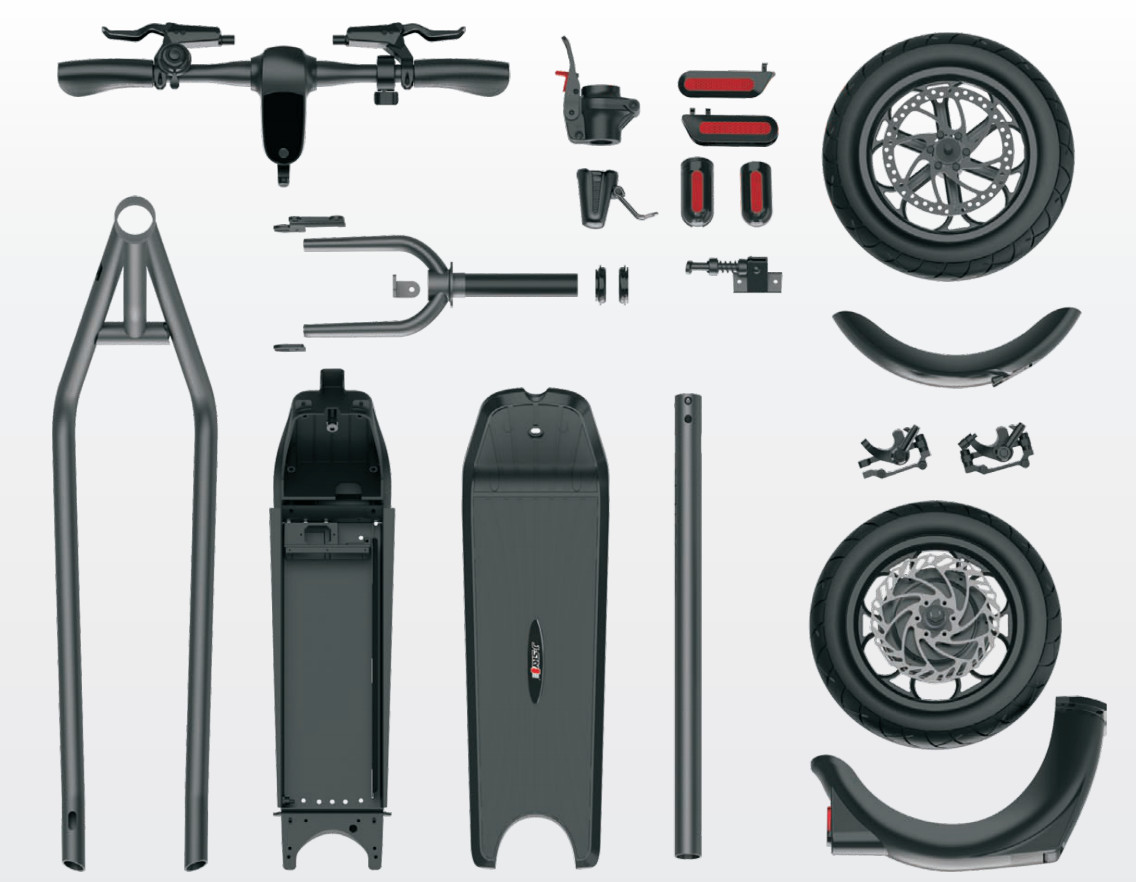 On sale Brand new electric scooter hot-selling in EU and US with 3 speed and protable fording