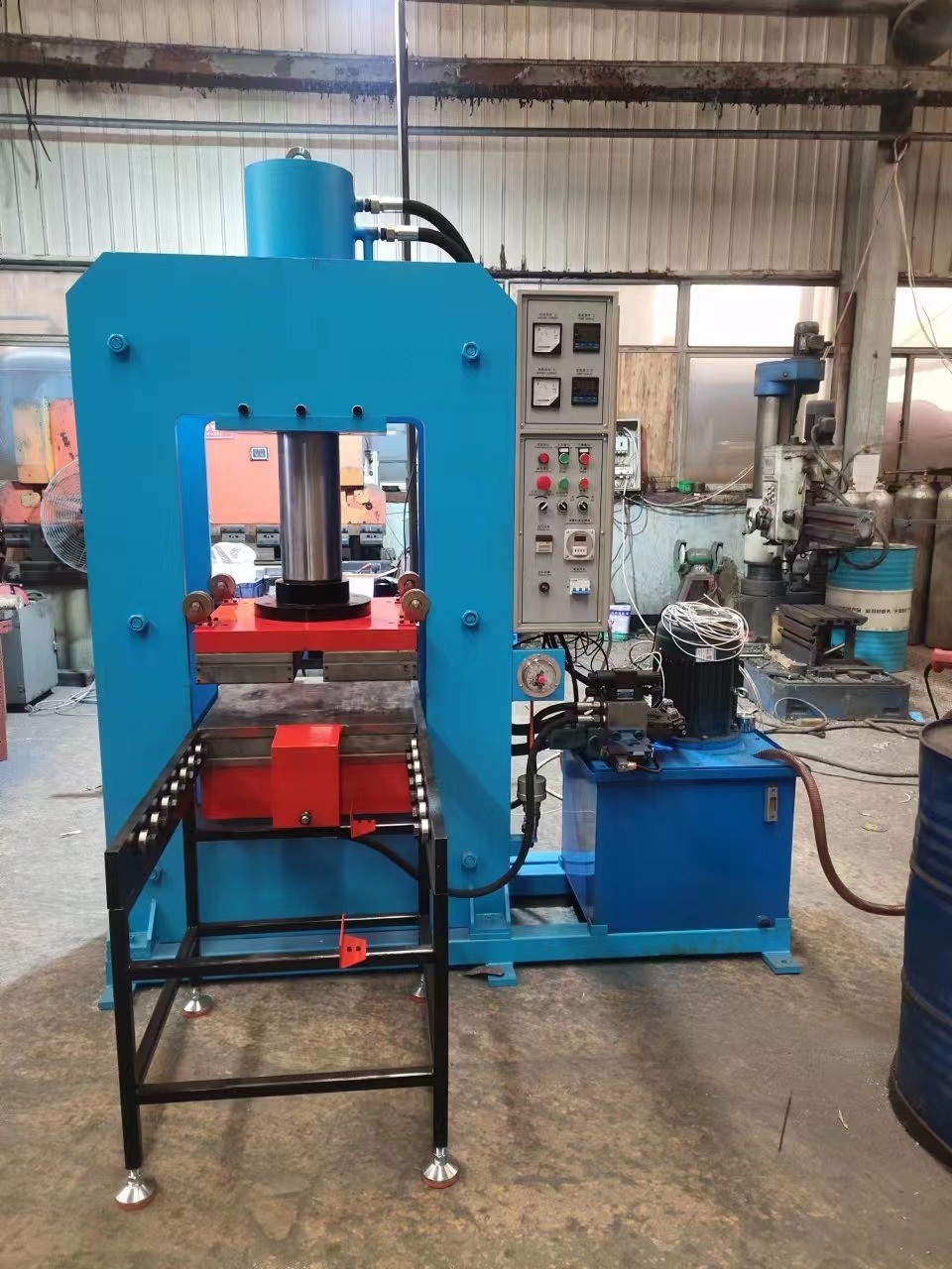 Molding Rubber Vulcanizing Press Machine Frame And Column Type