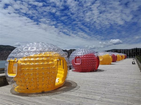 Customzied Commercial Advertising Odourless Inflatable Event Tent Dia 2.7m