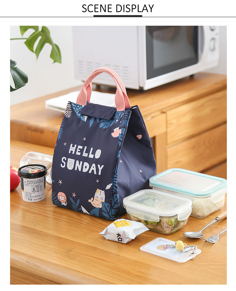 Water Repellent Polyester Insulated Lunch Cooler Bags